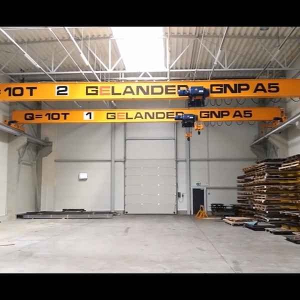 Praca tandemu suwnic